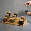 Rack de Bambu Organizadores Retrátil e Fixo 3 Níveis