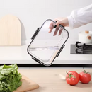 Kit 3 Potes Herméticos Acrílicos – 500ml a 2.100ml