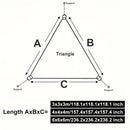 1 Tela de Sol Triangular para Exterior | Proteção UV, Ideal para Piscina, Toldo, Quintal, Pátio, Deck e Atividades de Jardim - Cor Cáqui