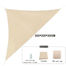 1 Tela de Sol Triangular para Exterior | Proteção UV, Ideal para Piscina, Toldo, Quintal, Pátio, Deck e Atividades de Jardim - Cor Cáqui