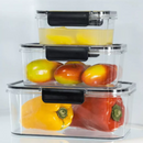 Kit 3 Potes Herméticos Acrílicos – 500ml a 2.100ml