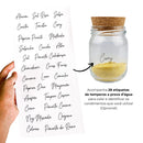 Kit 10 Potes 200ml com Tampa de Cortiça Elegância Natural