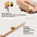 Luminária LED Touch Sem Fio Aura Lux Madeira