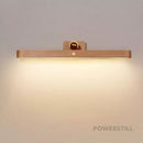 Luminária LED Touch Sem Fio Aura Lux Madeira